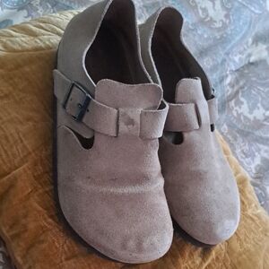 Birkenstock Tan Suede Loafers